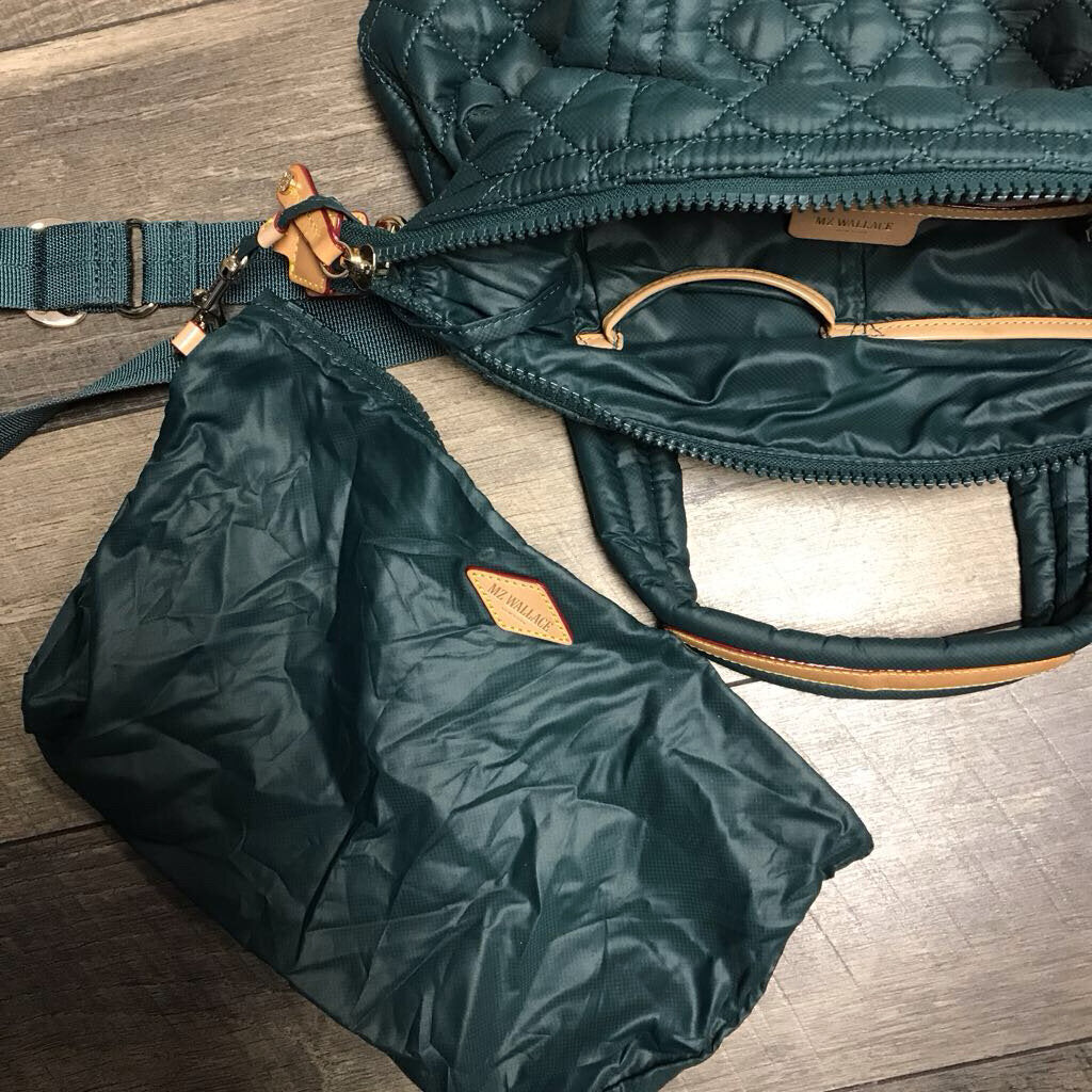 EMERALD GREEN METRO CROSSBODY-NWT