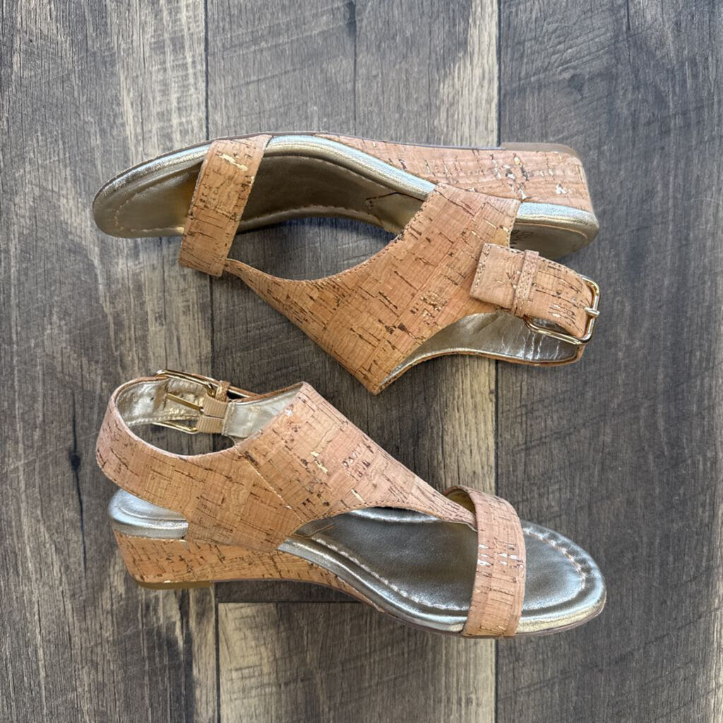 CORK GOLD SANDAL