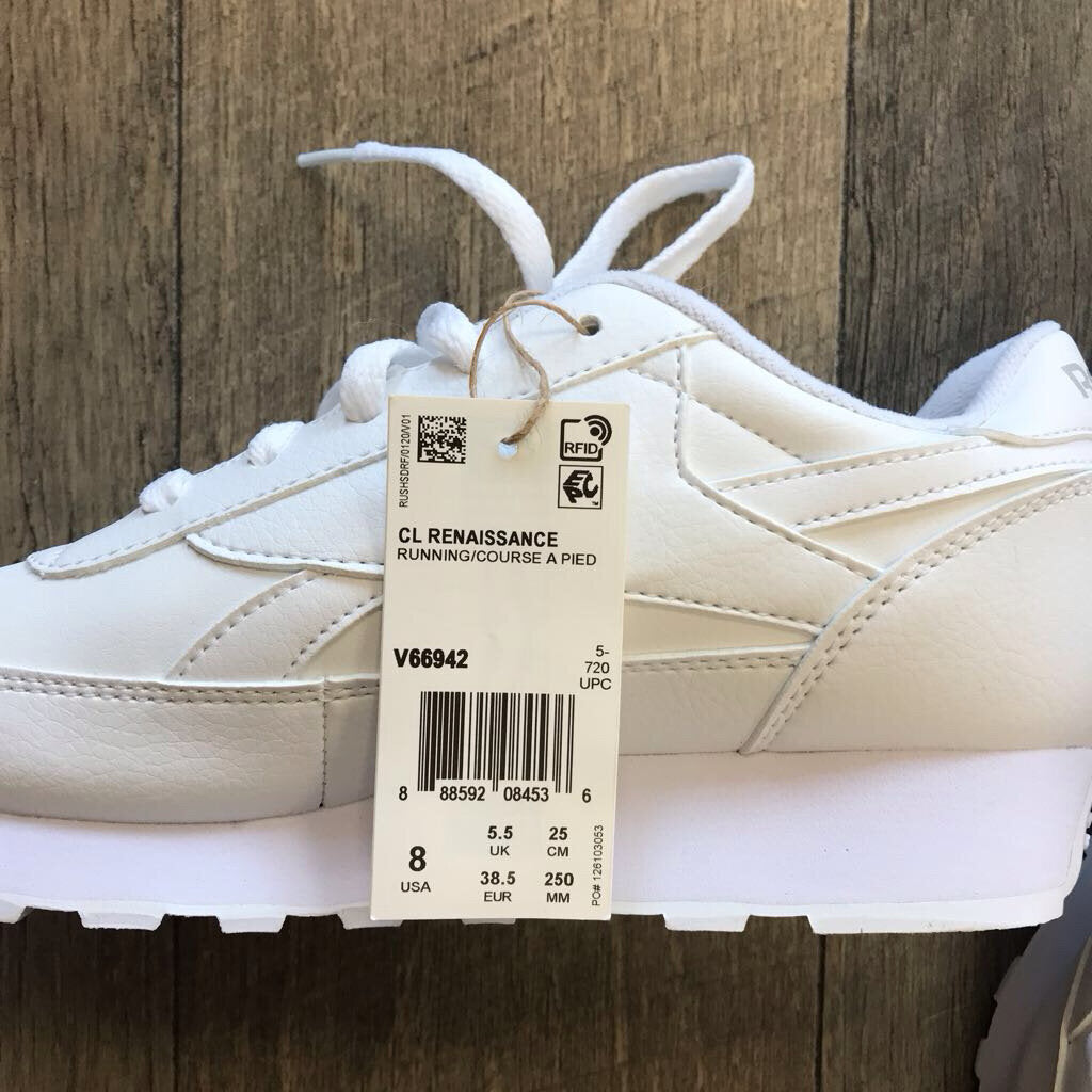 WHITE CLASSIC SNEAKERS-NWT