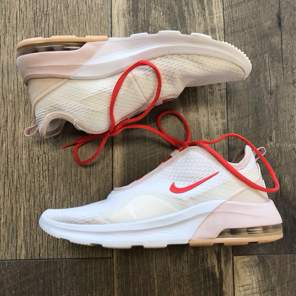WHITE RED AIR MAX SNEAKER