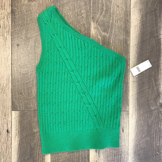 GREEN KNIT TANK- NWT