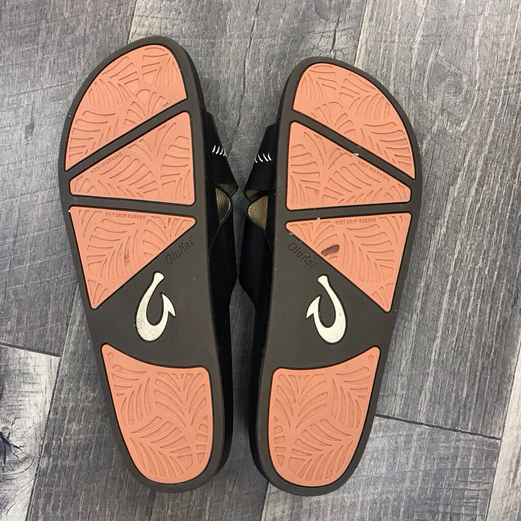 BLK SLIDE SANDAL