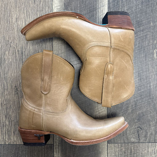 BUTTERSCOTCH LEATHER SNIP TOE BOOTS