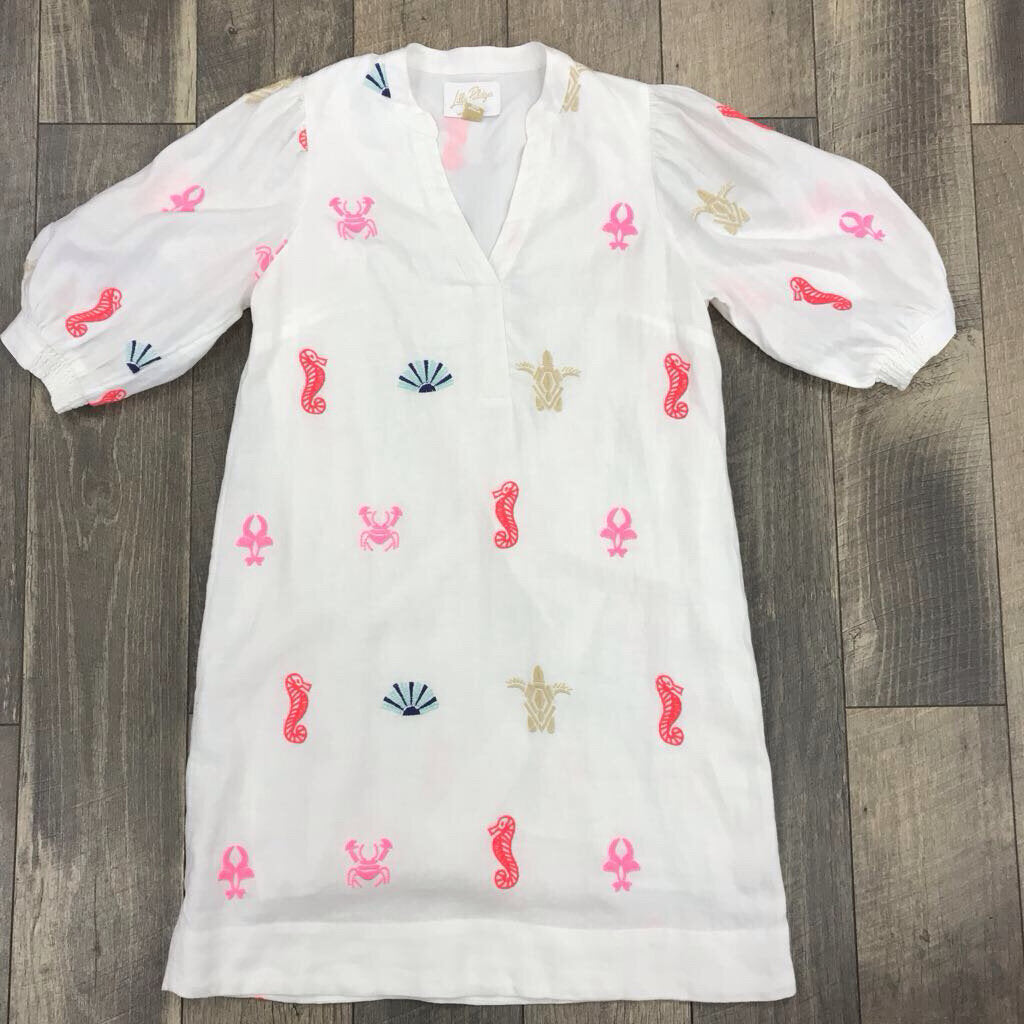 MIALEIGH LINEN CONCH DRESS