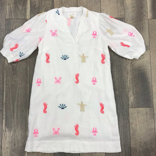 MIALEIGH LINEN CONCH DRESS