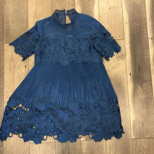 BLUE LACE DRESS