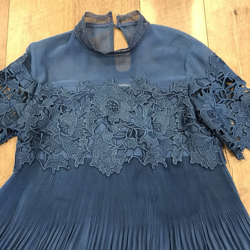 BLUE LACE DRESS