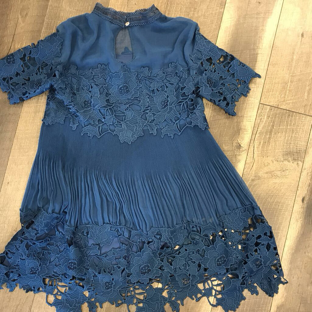 BLUE LACE DRESS