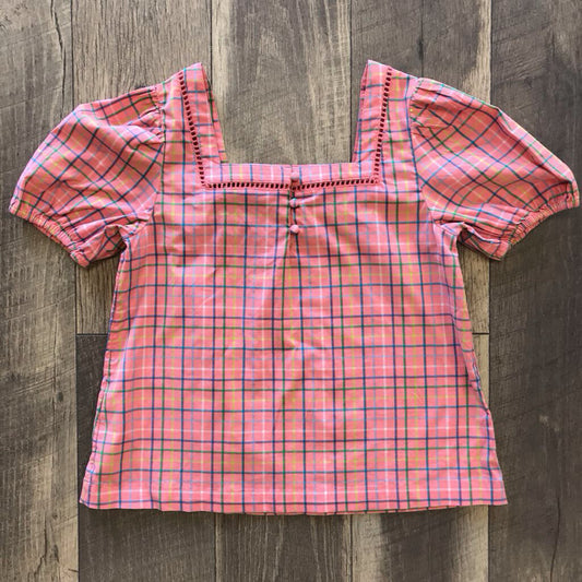 PINK PLAID SS