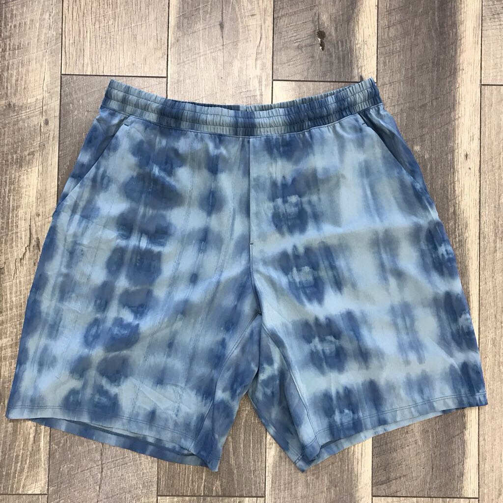 BLUE TYE DYE ACTIVE SHORT
