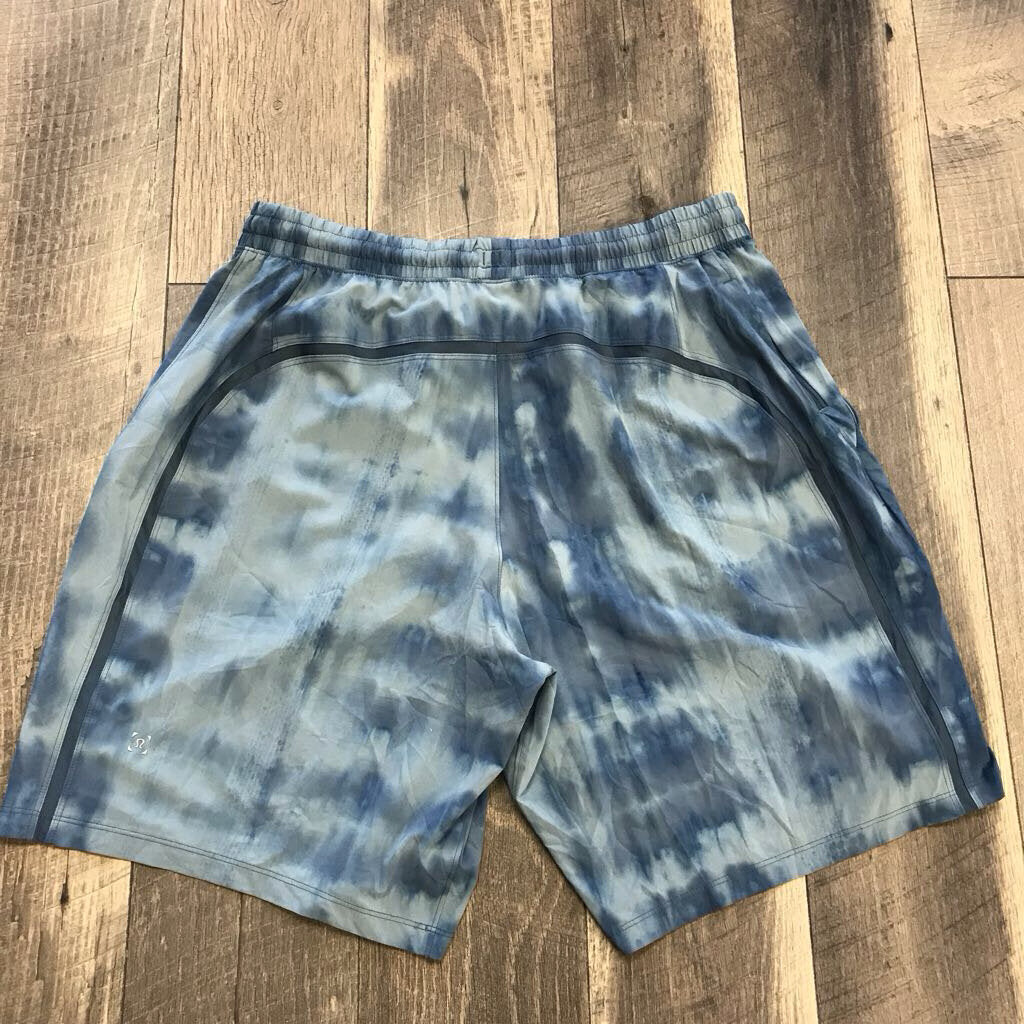 BLUE TYE DYE ACTIVE SHORT