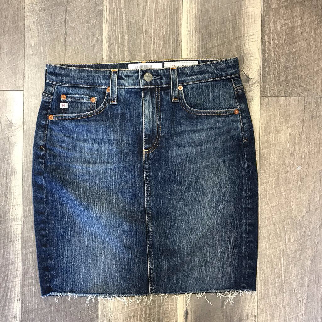 THE ERIN DENIM PENCIL SKIRT-NEW