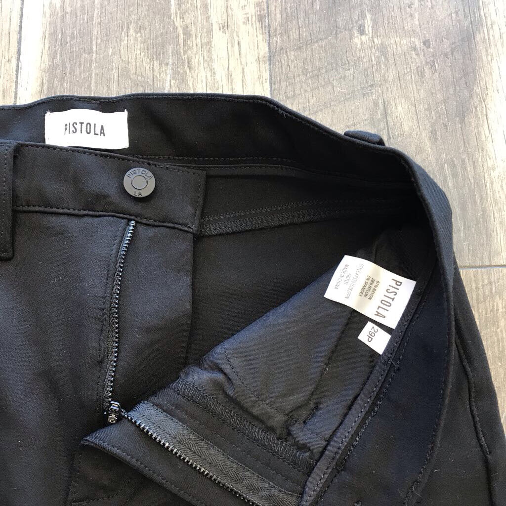 BLK SLIT PANT