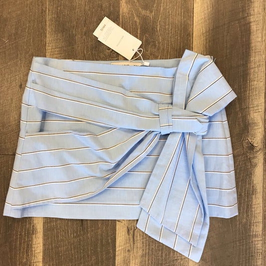 LT BLUE BOW SKIRT-NWT