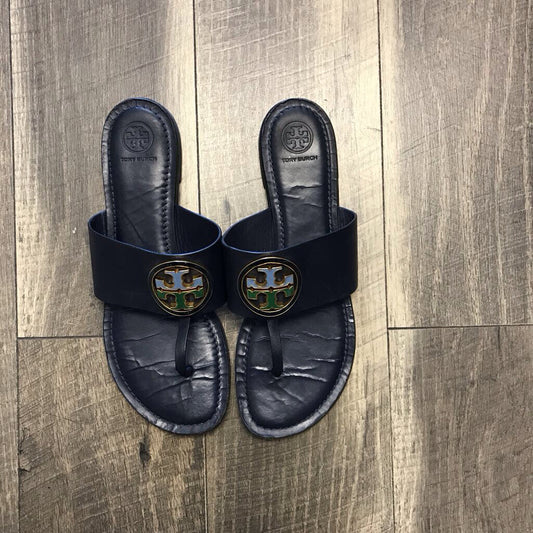NAVY SANDALS-AS IS
