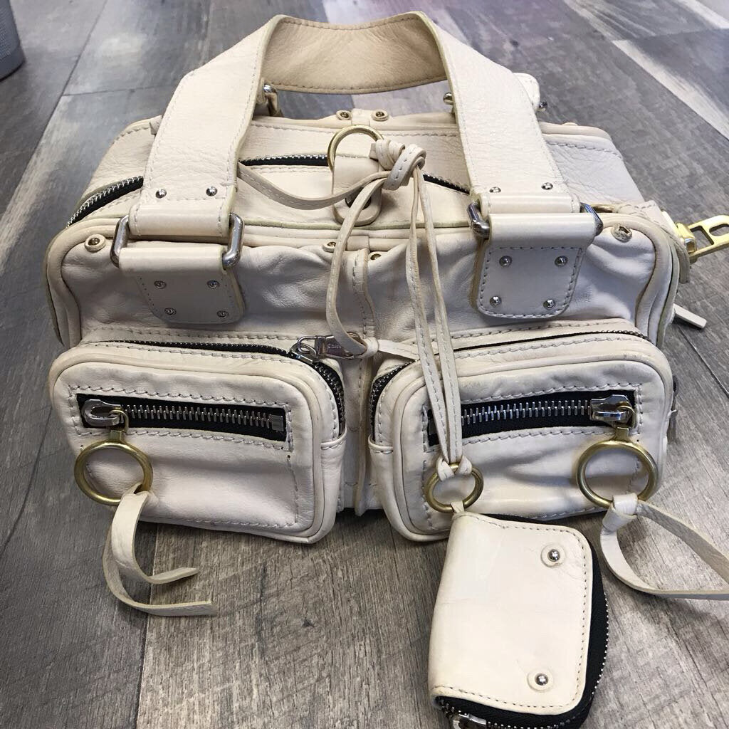 VINTAGE Y2K CREAM BETTY BAG-AS IS