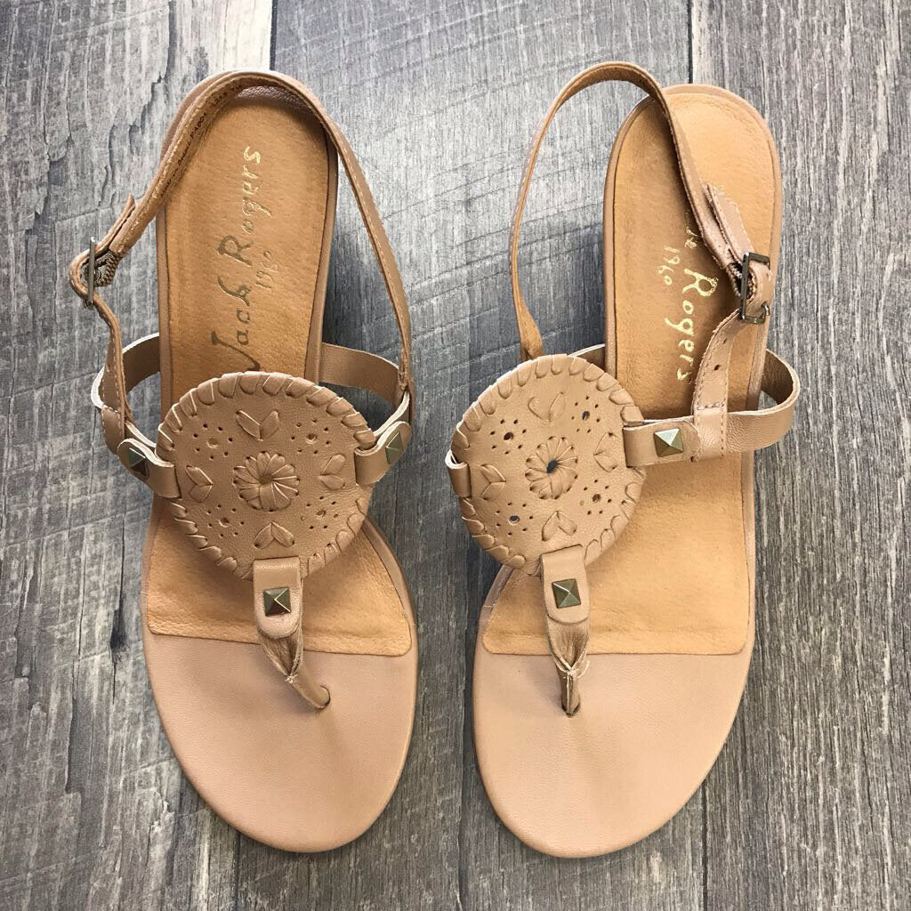 NUDE HEEL SANDALS