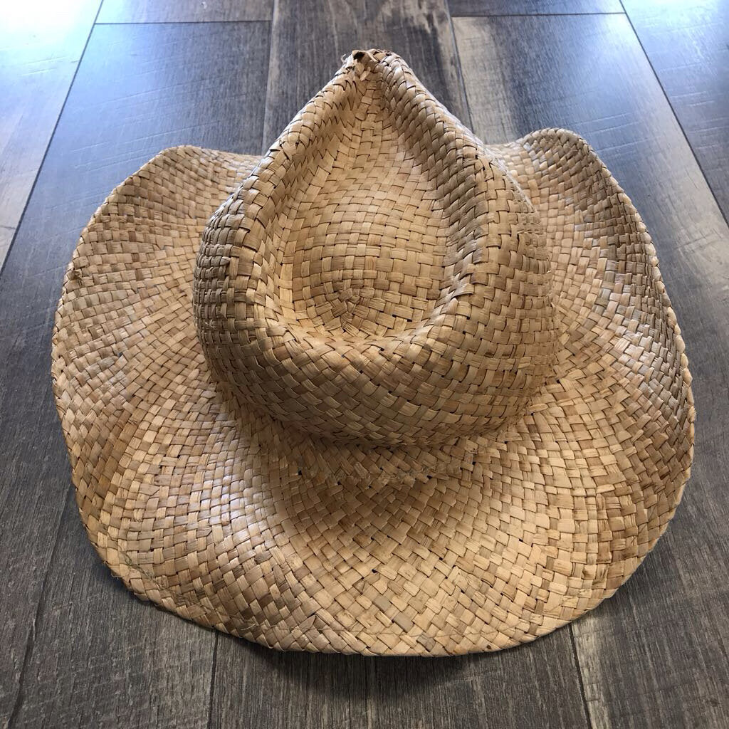 STRAW WESTERN HAT