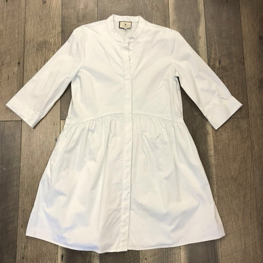 WHITE ROYAL SHIRT DRESS