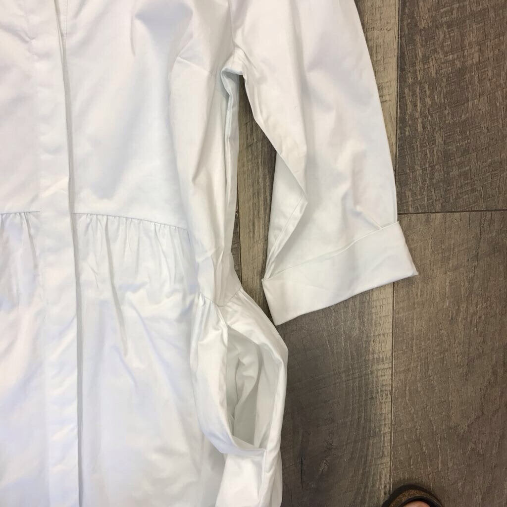 WHITE ROYAL SHIRT DRESS