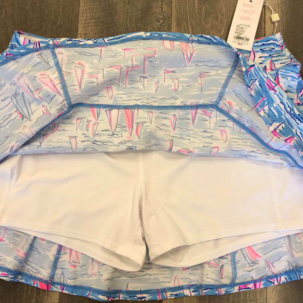 BLUE BOATYLICIOUS CORRINE SKORT-NWT