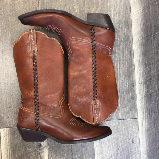 BERGAMO BROWN WESTERN BOOTS