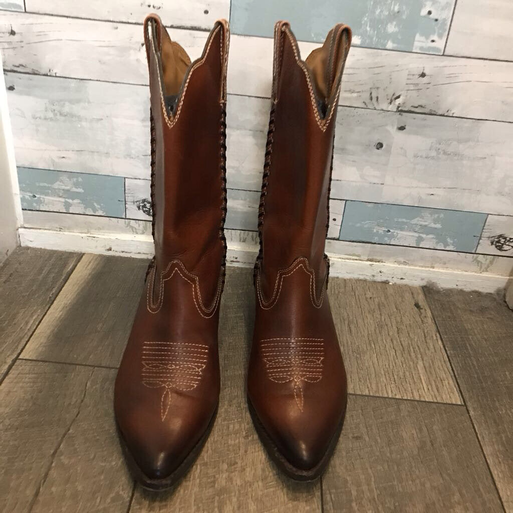 BERGAMO BROWN WESTERN BOOTS