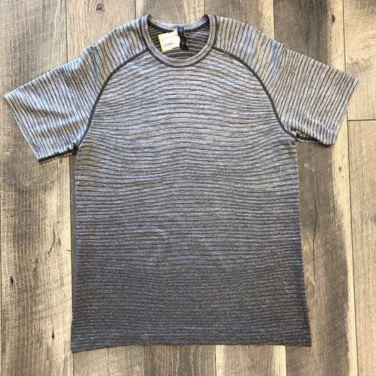 GREY STRIPE TEE