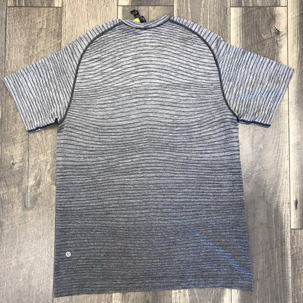 GREY STRIPE TEE