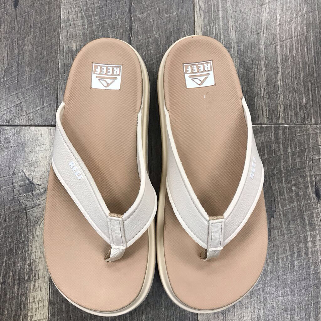 CREAM CUSHION BONDI PLATFORM SANDAL