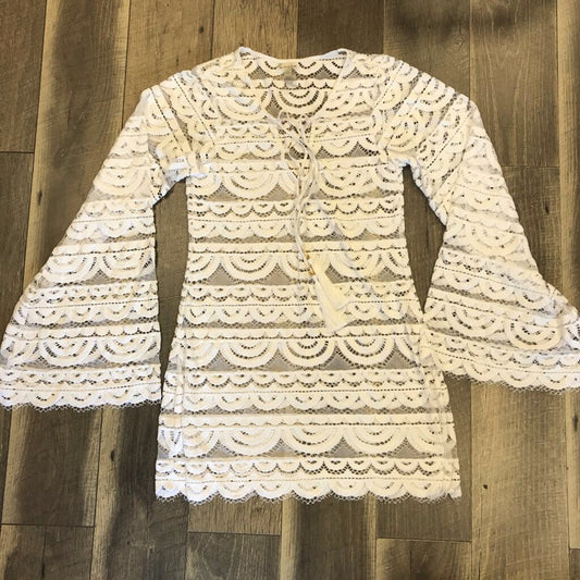 WHITE NOAH TUNIC SWIM COVER UP