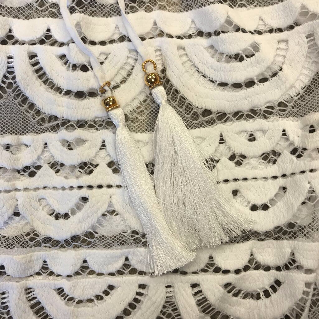 WHITE NOAH TUNIC SWIM COVER UP