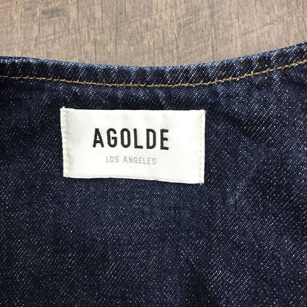 DENIM CROPPED VEST