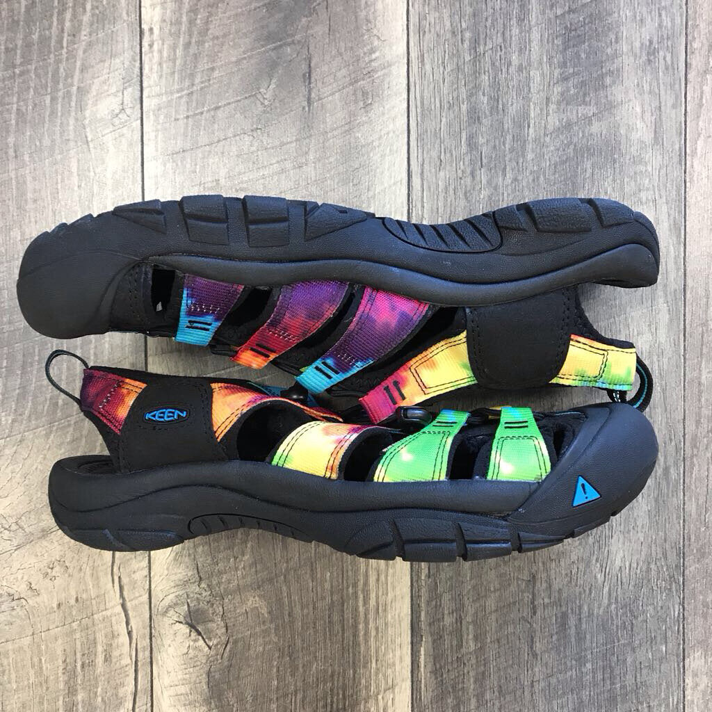 BLK TIE DYE SANDAL