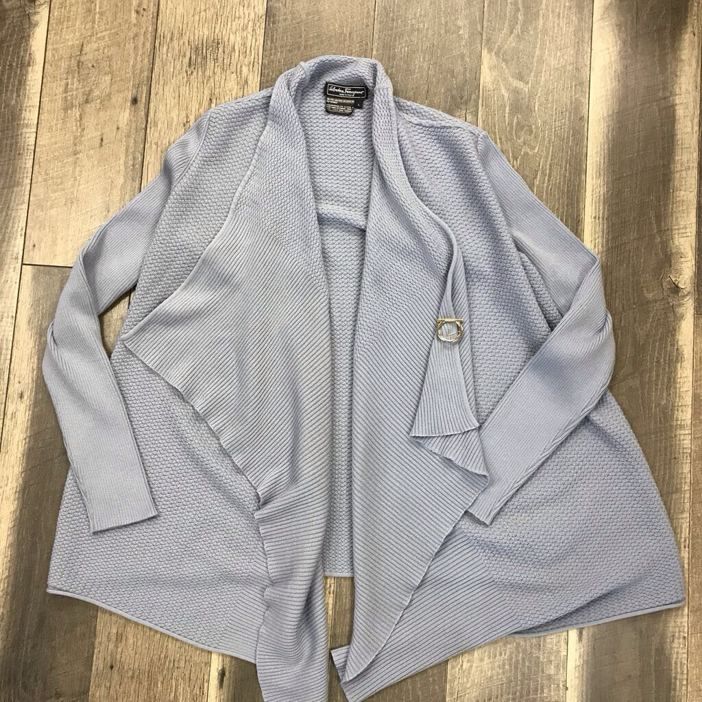 DUSTY BLUE WOOL WRAP