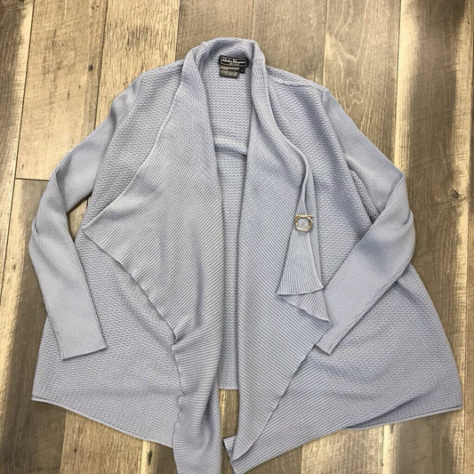 DUSTY BLUE WOOL WRAP
