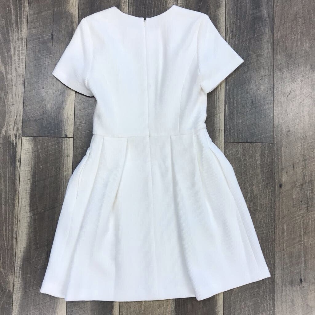 WHITE TEXTURE DRESS NWT