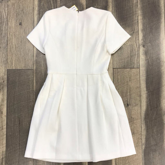 WHITE TEXTURE DRESS NWT