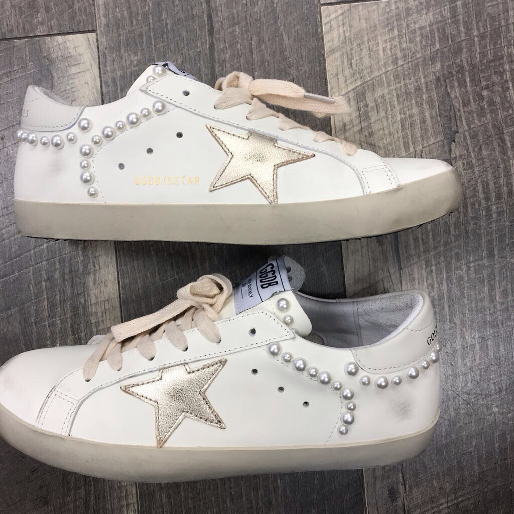 CREAM SUPERSTAR PEARL SNEAKER