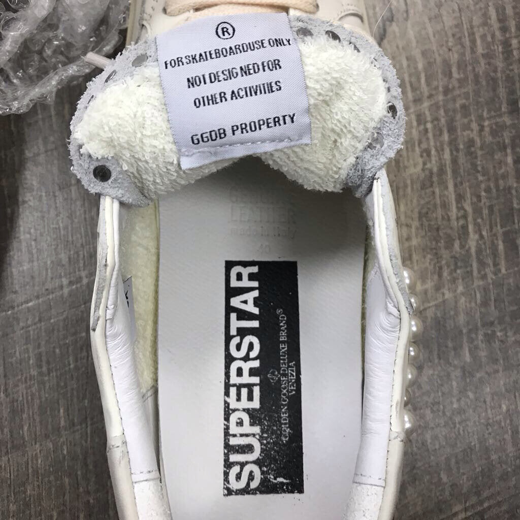 CREAM SUPERSTAR PEARL SNEAKER