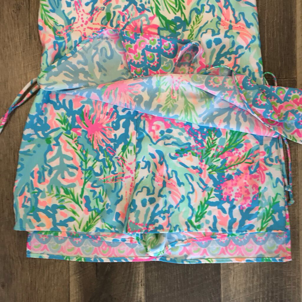 CORAL BAY BIANCA STRETCH ROMPER