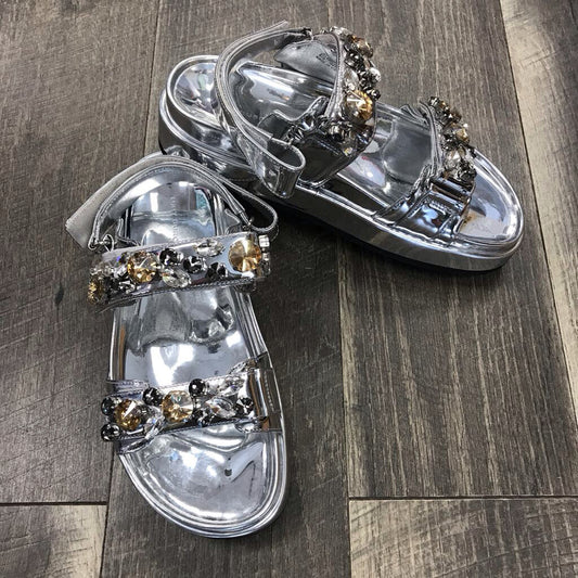 SILVER KIRA SPORT SANDAL- NEW