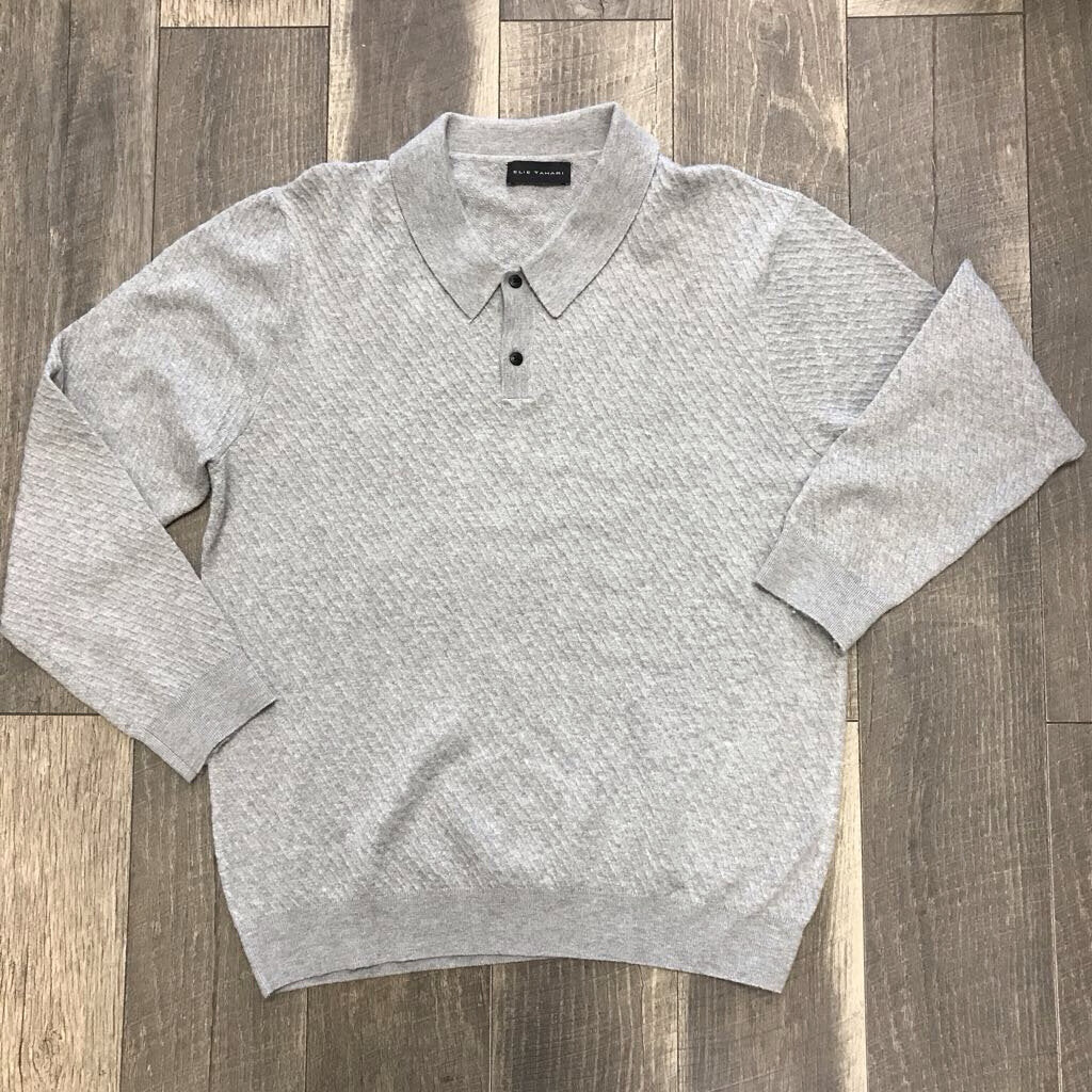 GREY COLLAR SWEATER