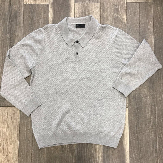 GREY COLLAR SWEATER