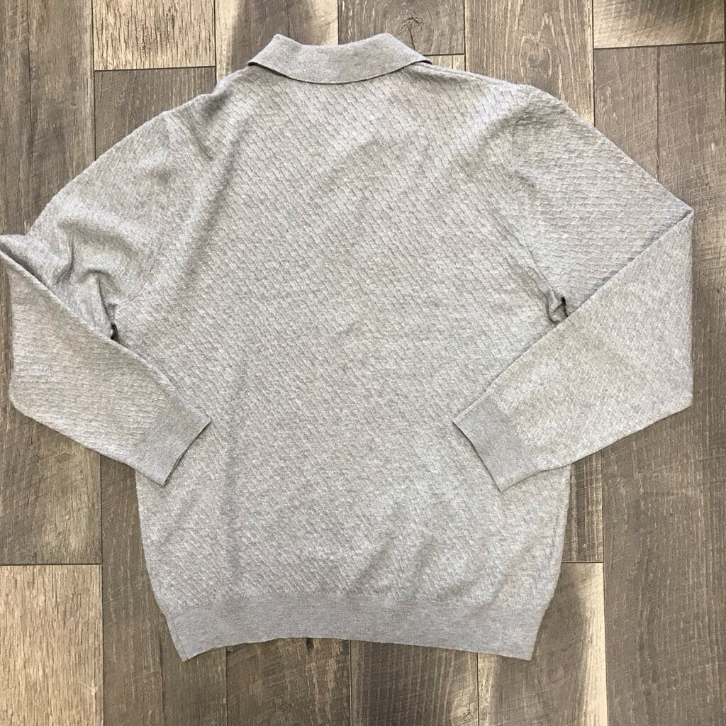 GREY COLLAR SWEATER