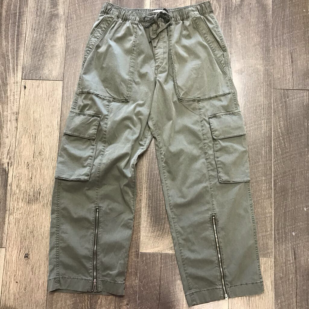 ARMY GREEN WIDE LEG PANT