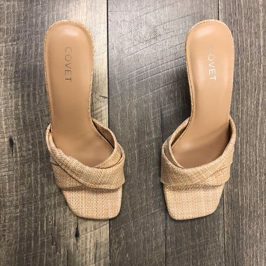 STRAW MULE HEEL