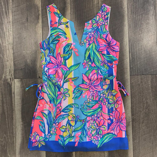 NEON FLORAL DONNA ROMPER DRESS