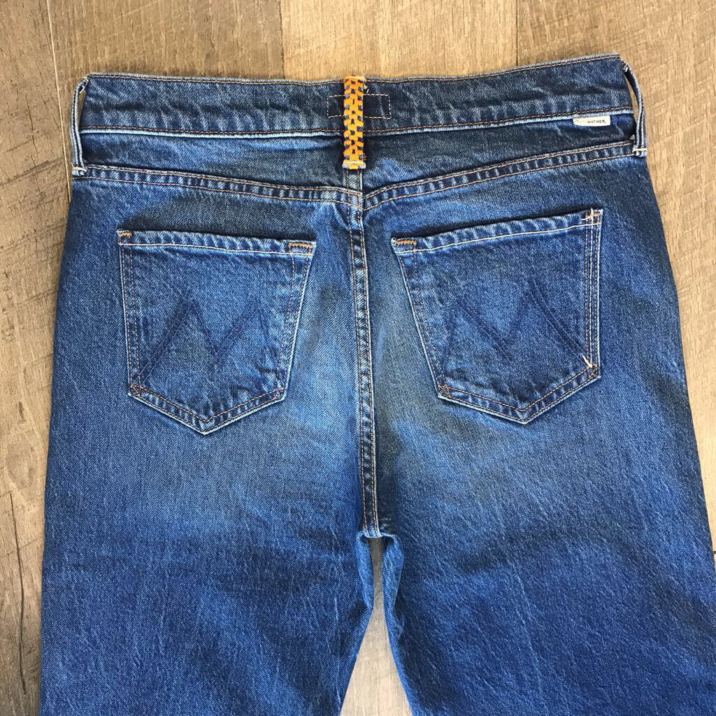 BLUE CUFFED JEAN