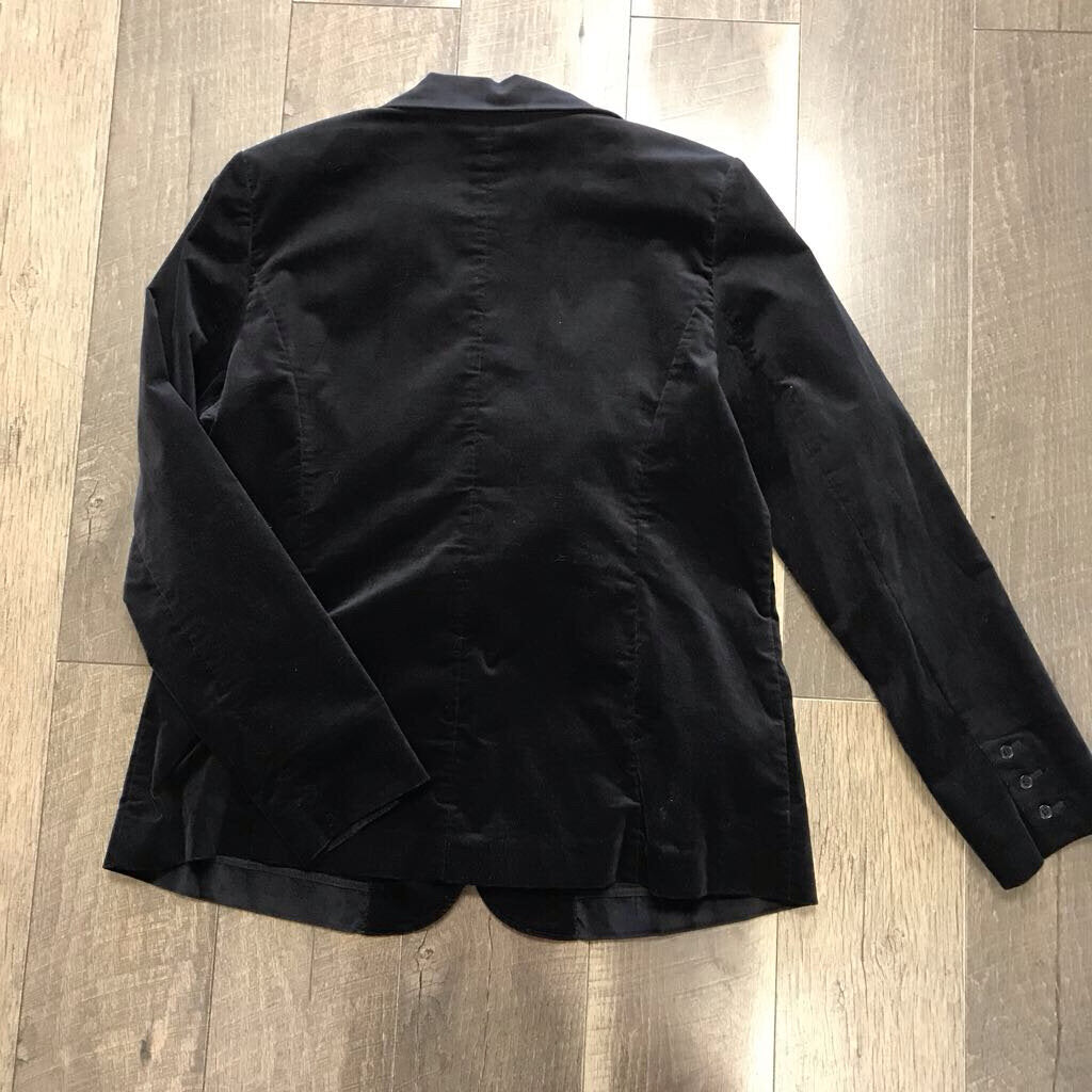 BLK VELVET BLAZER
